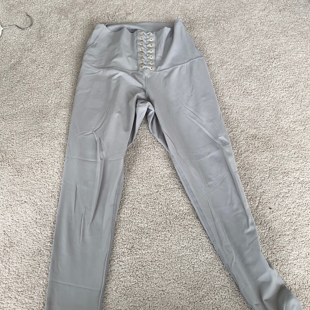 WeWoreWhat lace up leggings